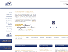 Tablet Screenshot of aecpropertytax.com